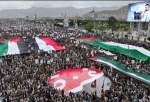 یمن میں ایک بار پھر فلسطینی عوام اور غزہ میں مزاحمت کی حمایت میں پرجوش مارچ