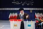 پارلیمانی انتخابات میں رہبر انقلاب اسلامی کی شرکت  