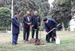 کاشت نهال درخت توسط رئیس جمهور در روز درخت کاری  
