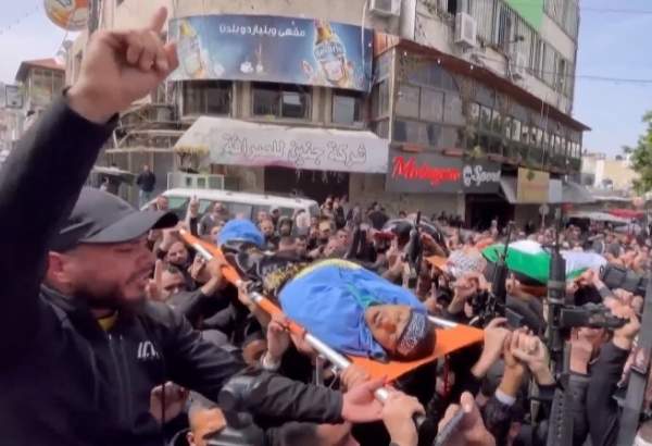 Funérailles de trois Palestiniens tués lors d