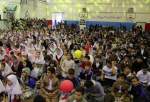 ویژه برنامه پیک عبادت با حضور ۱۰۰۰ کودک سنندجی به یاد کودکان غزه برگزار شد