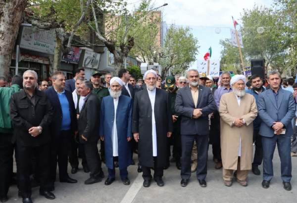 تجمع مردم گنبدکاووس در حمایت از پاسخ کوبنده جمهوری اسلامی ایران به اقدامات رژیم صهیونیستی  