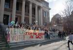 US university students join pro-Palestine rallies after Columbia students arrested