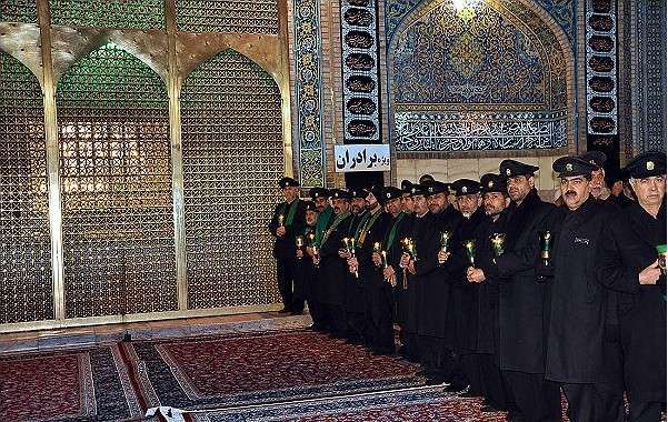 Mourning ceremony of Imam Hussein(AS),third Shia Imam, held in the holy shrine of Imam Reza(AS)in Mashhad