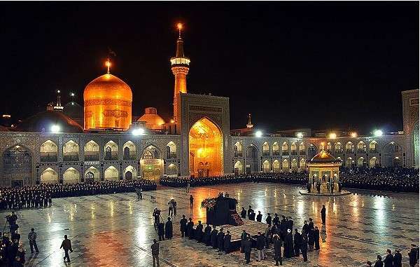 Mourning ceremony of Imam Hussein(AS),third Shia Imam, held in the holy shrine of Imam Reza(AS)in Mashhad