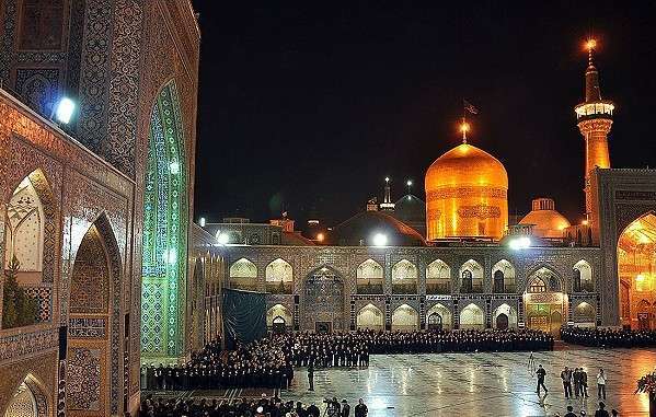 Mourning ceremony of Imam Hussein(AS),third Shia Imam, held in the holy shrine of Imam Reza(AS)in Mashhad