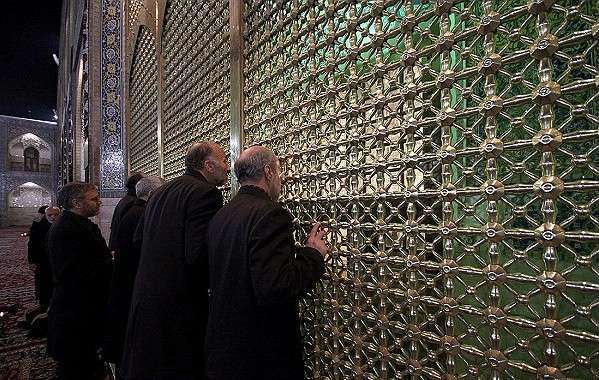 Mourning ceremony of Imam Hussein(AS),third Shia Imam, held in the holy shrine of Imam Reza(AS)in Mashhad