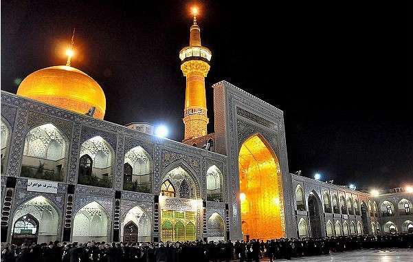 Mourning ceremony of Imam Hussein(AS),third Shia Imam, held in the holy shrine of Imam Reza(AS)in Mashhad