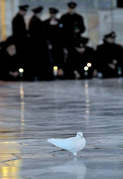 Mourning ceremony of Imam Hussein(AS),third Shia Imam, held in the holy shrine of Imam Reza(AS)in Mashhad