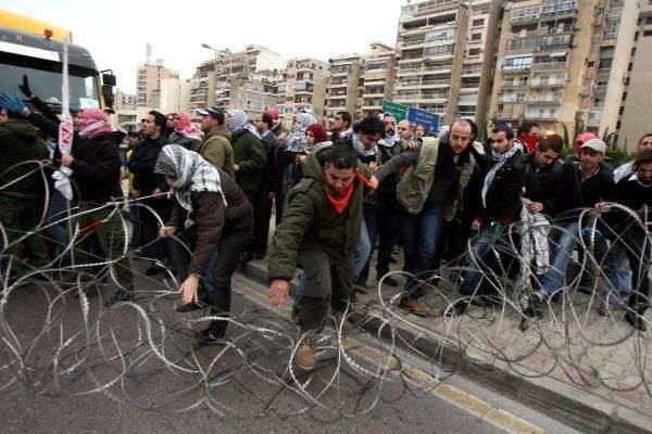 دعم البنانيين للثورة المصرية