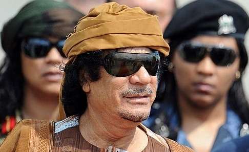 Gaddafi likens his crackdown to India