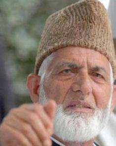 The Chairman of Hurriyat Conference (G) Syed Ali Shah Geelani