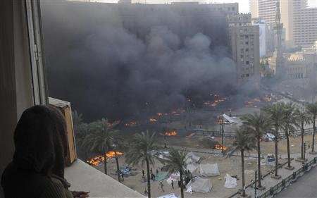 La place Tahrir au Caire s