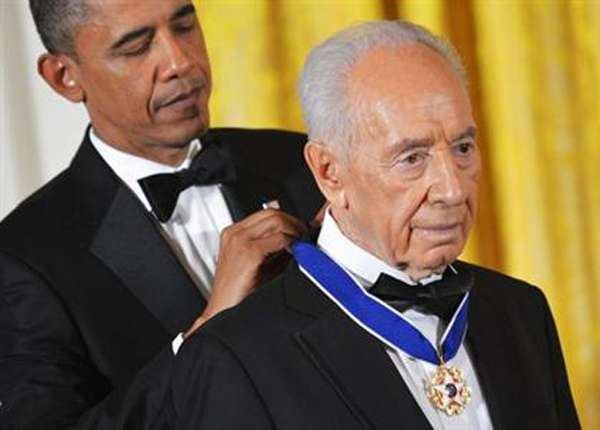 La médaille de la Liberté pour Shimon Peres!