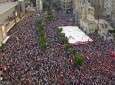 Opponents of Egypt President Mohamed Morsi shout slogans during a protest calling for his ouster in the northern city of Alexandria on June 30, 2013.