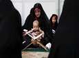 An Islamic tradition in the holy month of Ramadan, Iranian women gather in mosques and holy shrines to recite Qur’an.