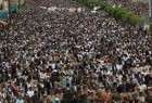 مسيرة مليونية في ساحة التغيير بالعاصمة اليمنية صنعاء