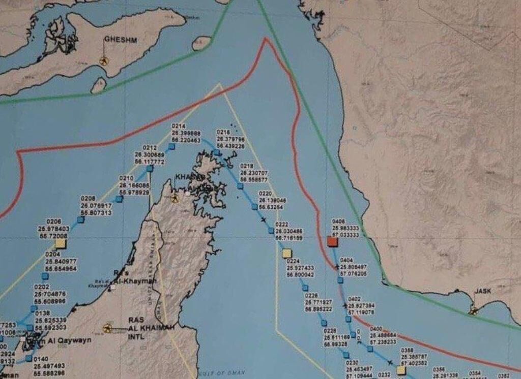 ظريف يعرض احداثيات مكان اسقاط طائرة التجسس الاميركية المسيرة داخل الاجواء الايرانية