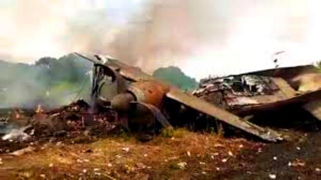 تحطم طائرة ركاب بعد اقلاعها من مطار جوبا جنوب السودان