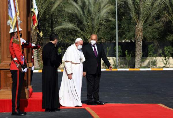 Pope Francis arrives in Iraq for three-day visit