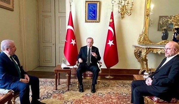 قالیباف واردوغان يتباحثان حول توطيد العلاقات