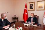 Turkish foreign minister, UN envoy discuss Syria