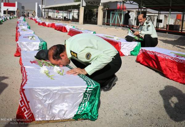 پیکر ۶۴ شهید دفاع مقدس از مرز شلمچه وارد میهن می‌شود