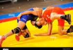 Iranian athletes shine in firefighters wrestling championship