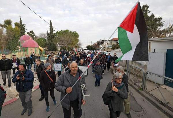 فلسطینی عوام کا مشرقی قدس میں احتجاج