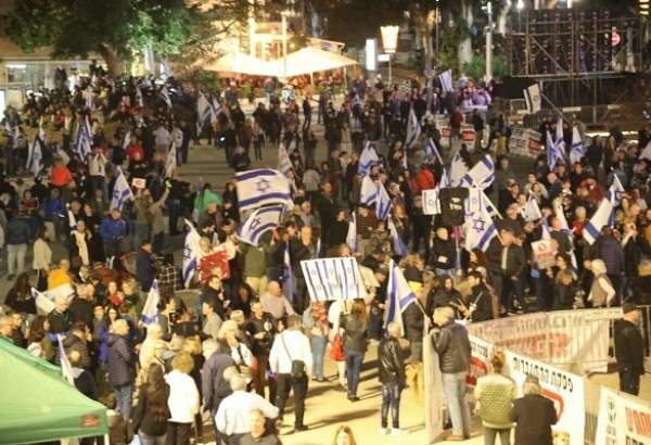 تظاهرات اسرائیلی ها علیه نتانیاهو در سرزمین های اشغالی