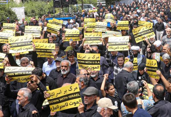 Iranians hold massive rally to protest Qur’an desecration in Sweden