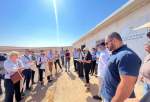 European diplomats visiting Burqa and Ras al-Tin in the Ramallah district. (Photo courtesy of the British Consulate)