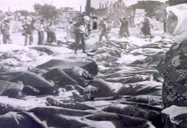 Victims of the Sabra and Shatila massacre.