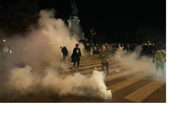 France uses teargas, water cannon on banned pro-Palestinian rally in Paris