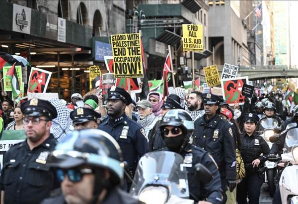 Thousands rally in support of Palestine in New York City