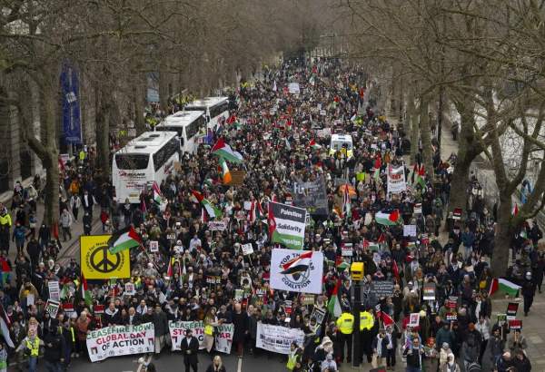 Hundreds of thousands attend 7th national march for Palestine in London ...