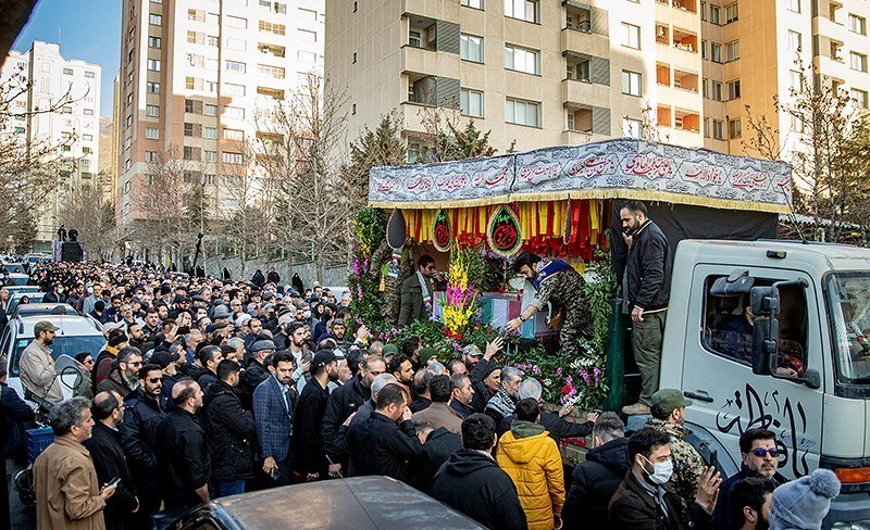 طهران .. تشييع حاشد لجثامين المستشارين الإيرانيين الذين استشهدوا جراء العدوان الصهيوني على دمشق