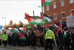 Pro-Palestine march held in British city of Manchester