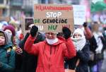 Pro-Palestine march that began in Paris ends in Brussels