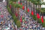 آلاف المغاربة يتضامنون مع غزة ويطالبون بوقف اجتياح رفح