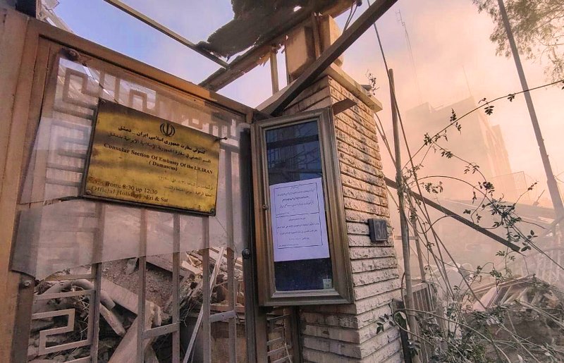 عدوان جوي إسرائيلي يستهدف مبنى القنصلية الإيرانية بدمشق