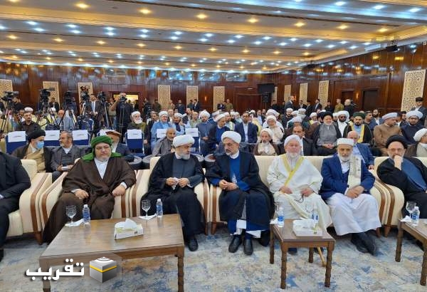 انطلاق مؤتمر بغداد الدولي للوحدة الاسلامية تحت شعار "طوفان الاقصی.. قضیة و هویة"  