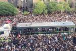 مردم ایران شهر به شهر برای بدرقه رئیسی آمدند