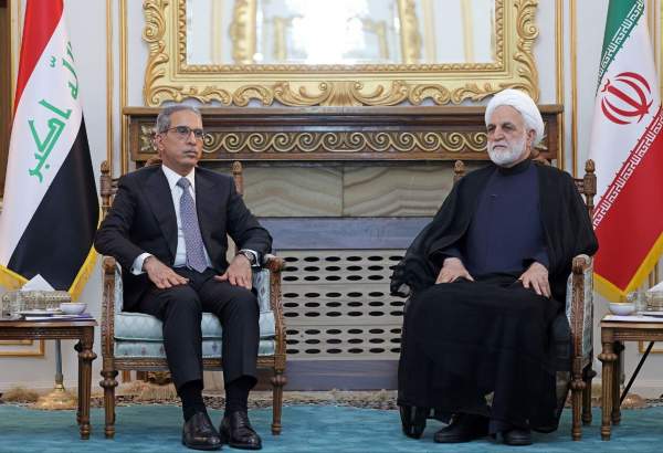 رئيس القضاء الايراني یؤکد علی متابعة القضايا القانونية والقضائية مع العراق
