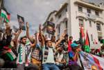 تظاهرات همبستگی با غزه و فلسطین در رباط  