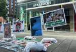 Protesters rally outside Starbucks outlets in the Netherlands against Israel