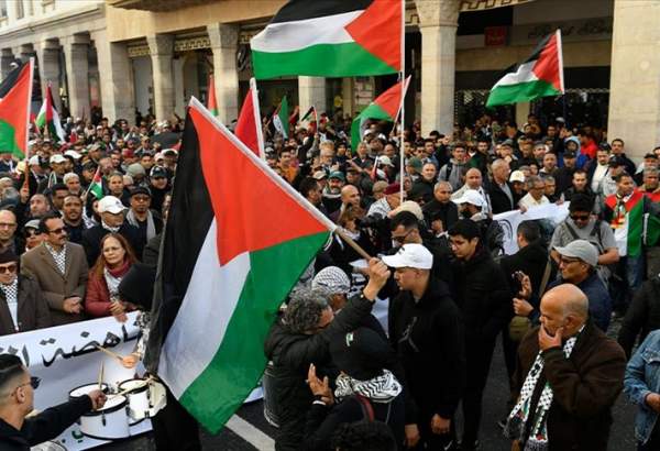 برگزاری تظاهرات ضدصهیونیستی در مراکش