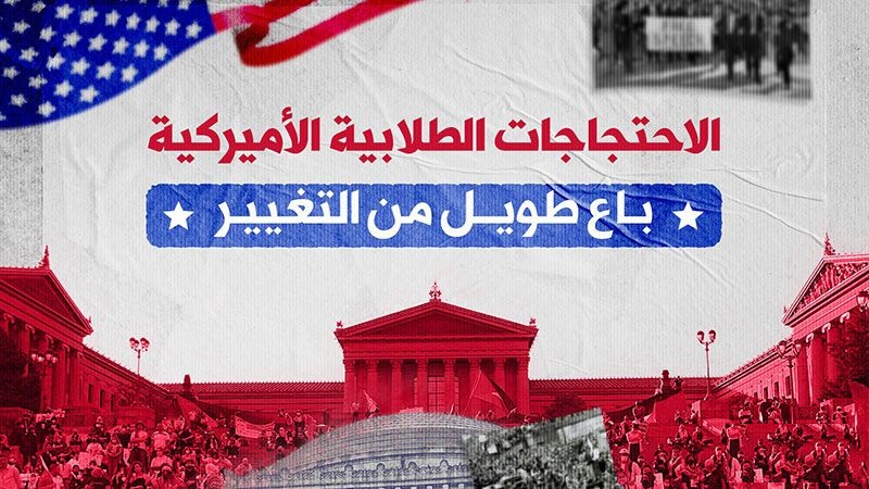 الاحتجاجات الطلابية الأميركية.. باع طويل من التغيير