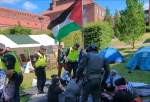 Police detain 30 students during pro-Palestine protest at Stockholm