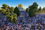 More than 40K Palestinians attend Eid al-Adha prayers in al-Aqsa Mosque